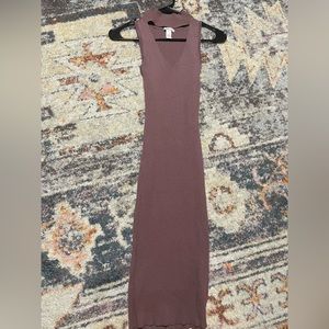 Mauve Midi dress
